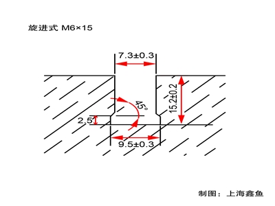 石材背栓、瓷板背栓开孔尺寸图